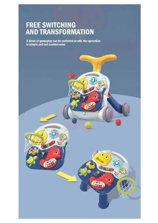 Music Stroller Toy – Multifunctional Baby Walker - MAQMarketUAE